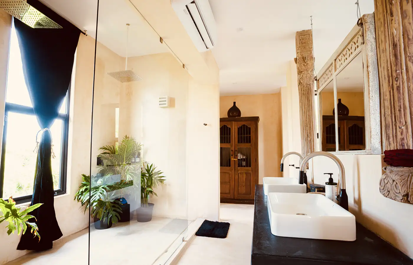 The Main Bathroom at the Tulum House